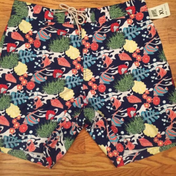 NWT Nautica XL XLarge Men Swim Trunks Bathing suit